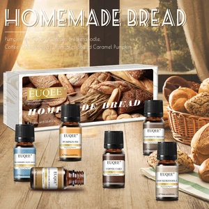 Euqee-Fragrance-Öle, Kürbiskuchen, Kokoscreme, Snickerdoodle, Kaffeekuchen, Blaubeerpfannkuchen, Karamellkürbis, 10 ml, 6pcs 8 Hauptumsatzöl von Kürbissamen - №5