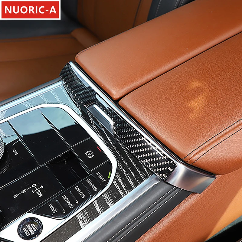 

Автомобильные аксессуары, подлокотник, переключатель, панель, накладки, полоски из углеродного волокна, интерьерные декоративные для BMW 8 серии G14 G15 G16 2019-2023