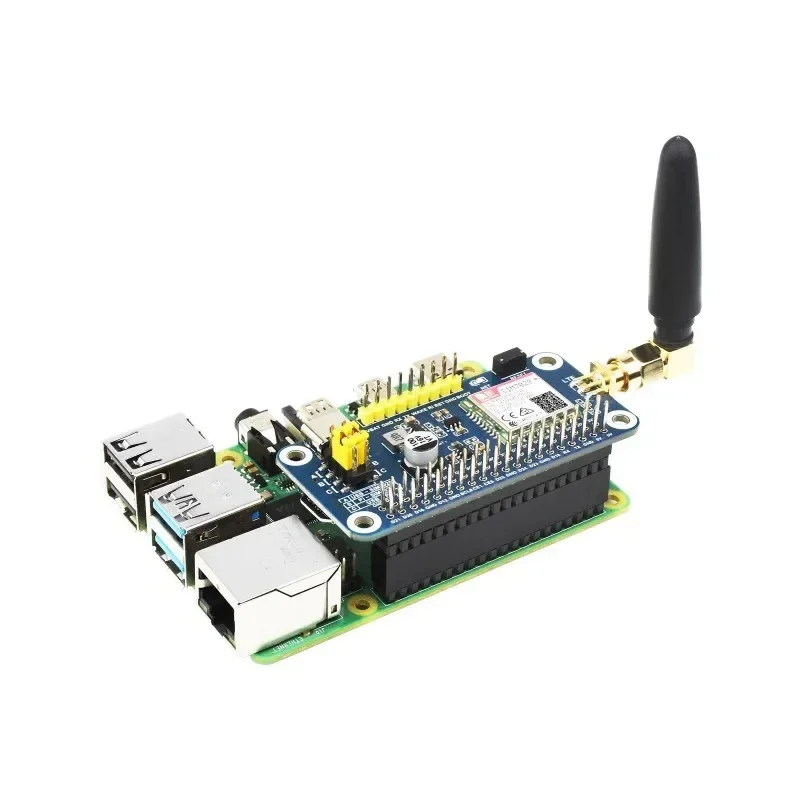 SIM7028 NB-IoT HAT for Raspberry Pi, Supports Global Band NB-IoT Communication, Small In Size And Low Power Consumption