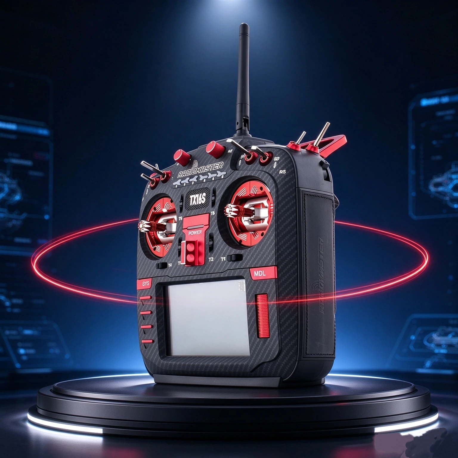 RadioMaster TX16S MKII MAX 2.4G ExpressLRS With AG01 Hall Gimbals Radio Control