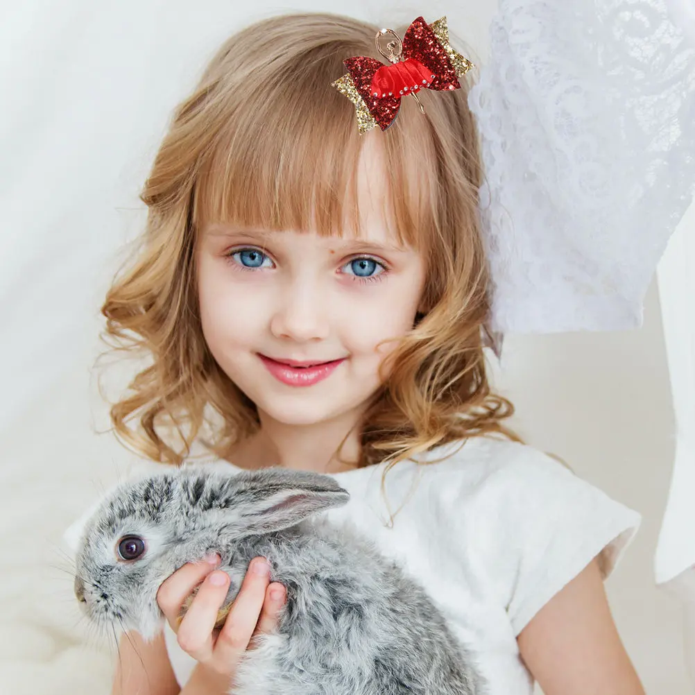 

5 шт. заколок для волос с дизайном балерины, изысканные легкие заколки для девочек для танцев, вечеринок, свадеб и особых случаев