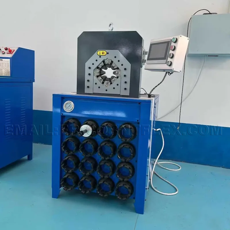 Customized 2 Inch 6-Wire BNT50S Hydraulic Hose Crimping Machine Super Thin Body with 13 Sets of Dies for Body Repair Tool