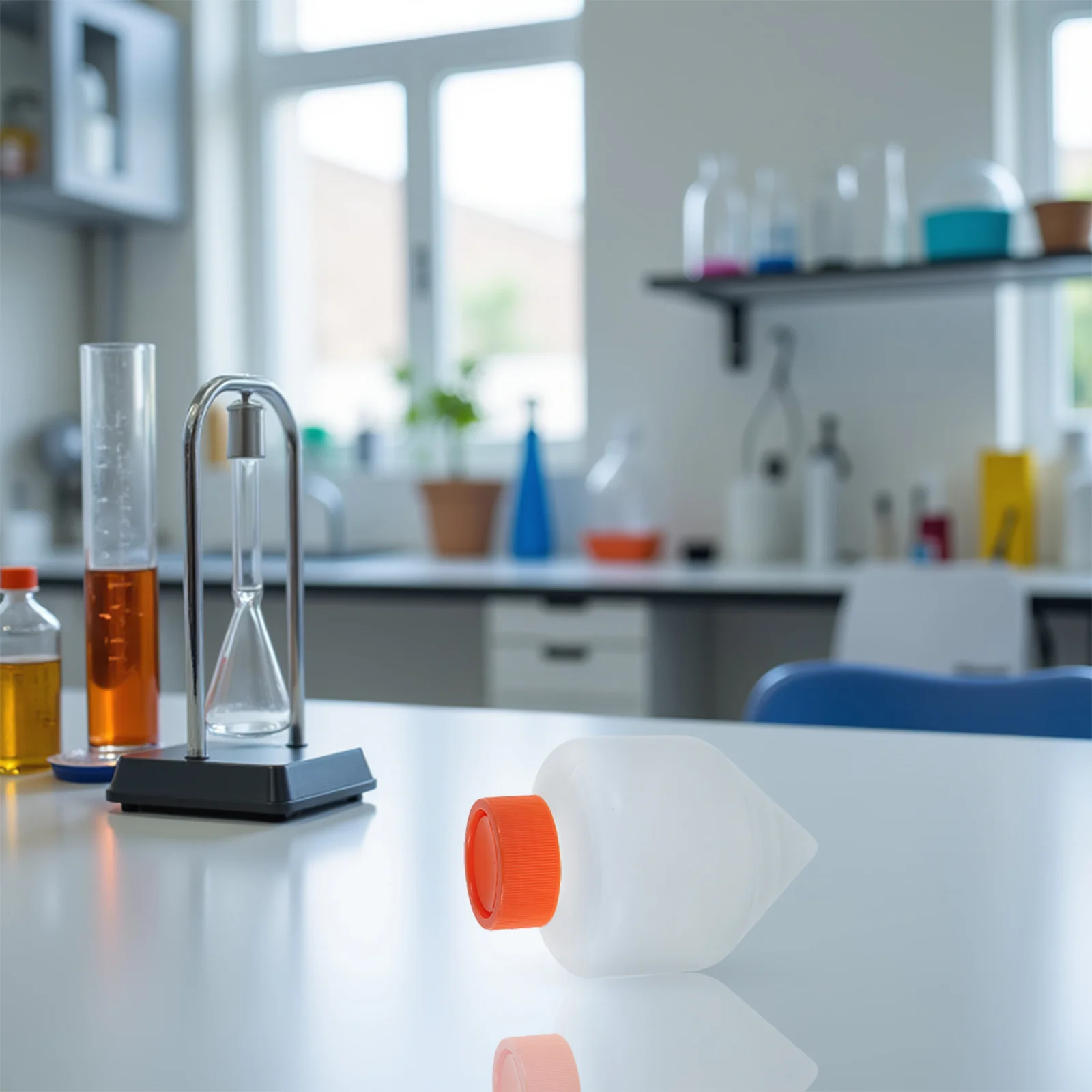 Conical Centrifuge Tube Plastic Lab Sample Vials Lids 500Ml Large Capacity Chemical Storage Polypropylene Scientific Flask