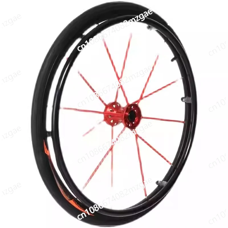 24-Inch Sports Vehicle Rear Big Wheel Complete Set with Quick Release Hub and Bearings, Full Replacement Parts Kit