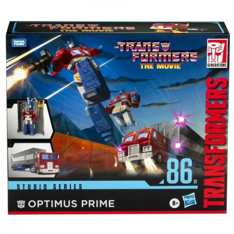 In Stock Hasbro Transformers Studio Series Commander Class The Transformers: The Movie 86-31 Optimus Prime New Action Figure