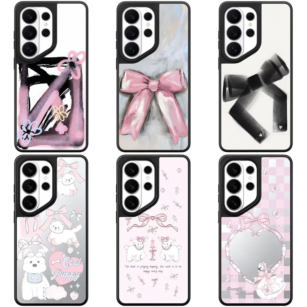 6091429 Mirror Magnetic Case: Compatible with Samsung Galaxy S23 U S24U S25 S26 Ultra S25+ S26 Plus Shell