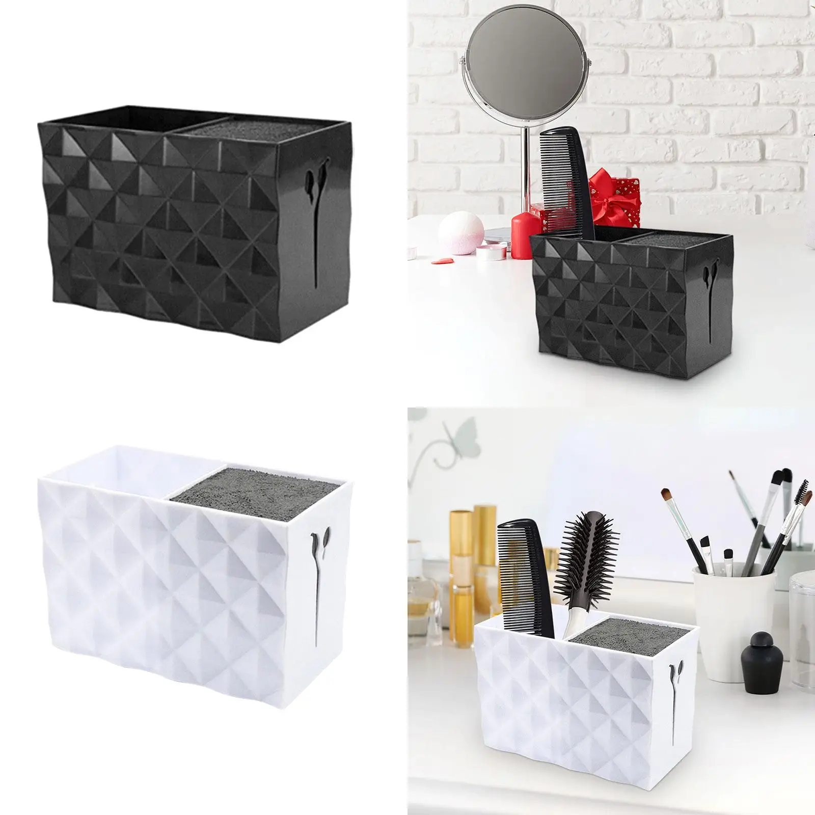 

Comb Storage Box Scissors Holder Box Hairdressing Holder Scissors Socket for Salon