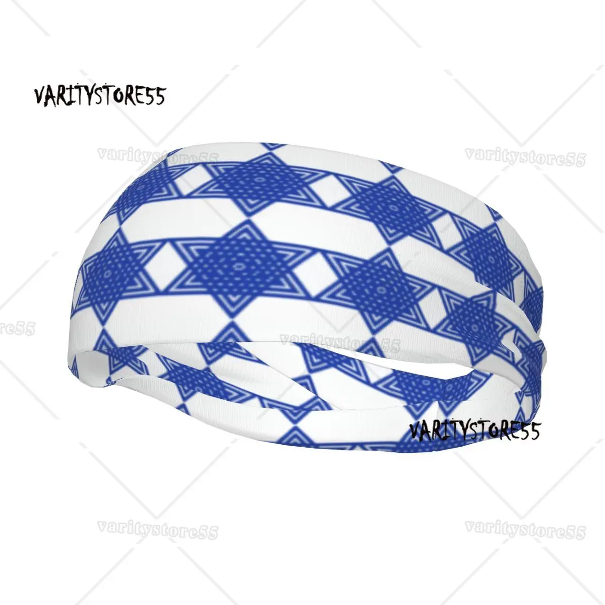 

Повязка на голову для занятий спортом, йогой, фитнесом, эластичная повязка на повязку для волос, эластичная повязка на голову с израильским узором