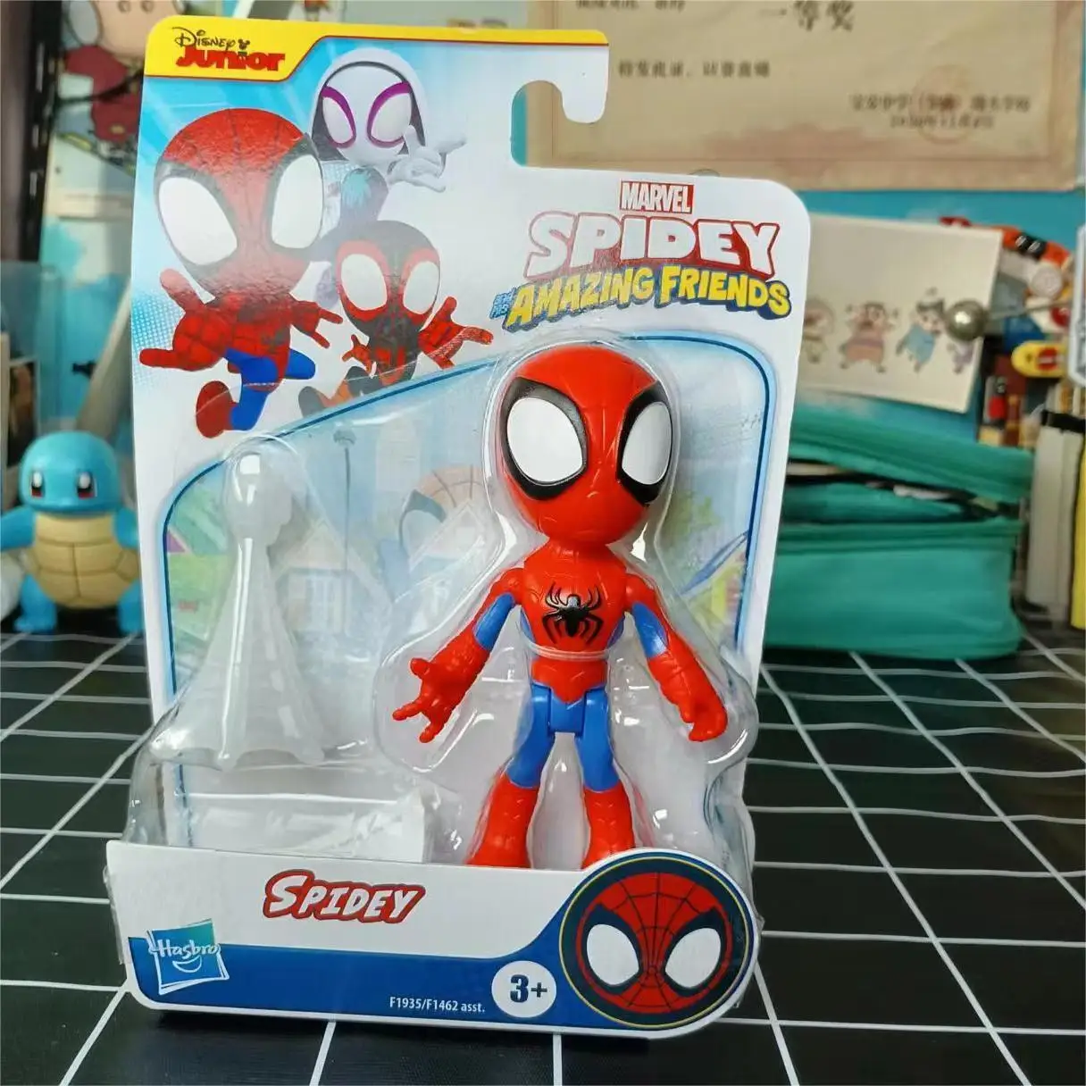 Marvel Spider Man Action Figure Spidey His Amazing Friends Spiderman Miles Morales Iron Man Car 4inch Ghost Black Pather Toys