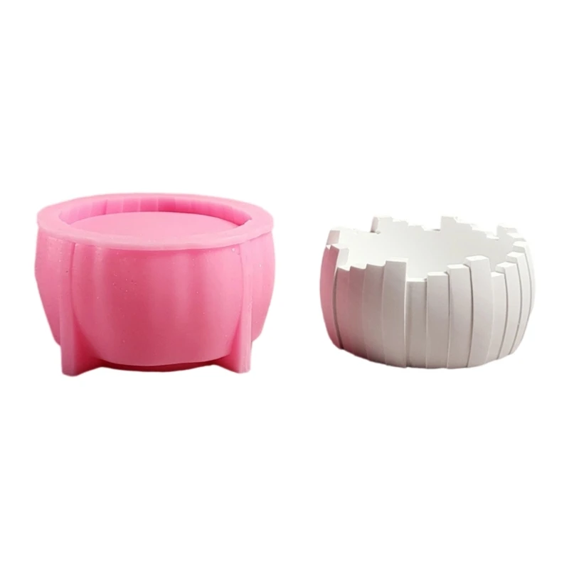 Flexible Sturdy Silicone Mold Accessory for Unique Irregular Plaster Storage Bowl Art Craft Supplies Home Decoration