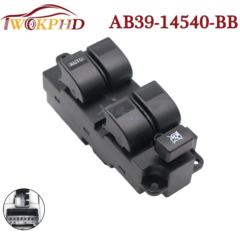 AB39-14540-BB NEW Car Front Left Power Window Control Switch Button For Ford Ranger 2012-15 For Mazda BT50 2013-2016 AB3914540BB