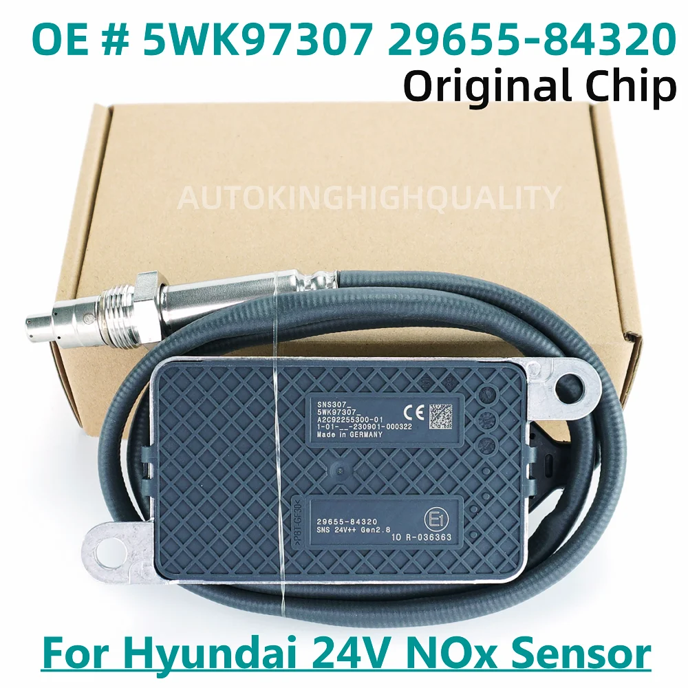 

5WK97307 29655-84320 29665-84320 5WK9 7307 Новый датчик оксидов азота подходит для датчика HYUNDAI KIA GRANBIRD NOx