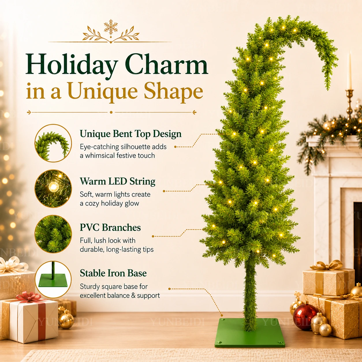 Artificial Christmas Tree PVC - Christmas Tree Artificial 评论和价格