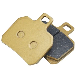 Gold Motorcycle High Performance Copper Fiber Brake Pads For Adelin/RPM/Frando/Brembo 84mm Mounting Radial Axial Brake Caliper