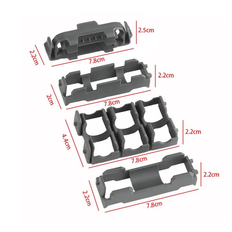 1Set Modular Battery Box Accessories Maintenance Updates Convenient Replacement Parts Adapt To Different Types Of Batteries
