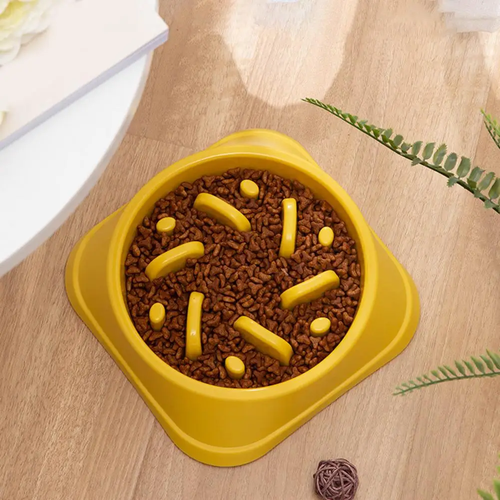 Slow Feeder Bowl for Pets Food-grade Safety Pet Bowl Anti-slip Slow Feeder Bowl for Dogs Cats Puzzle Feeder Maze Pet for Breeds