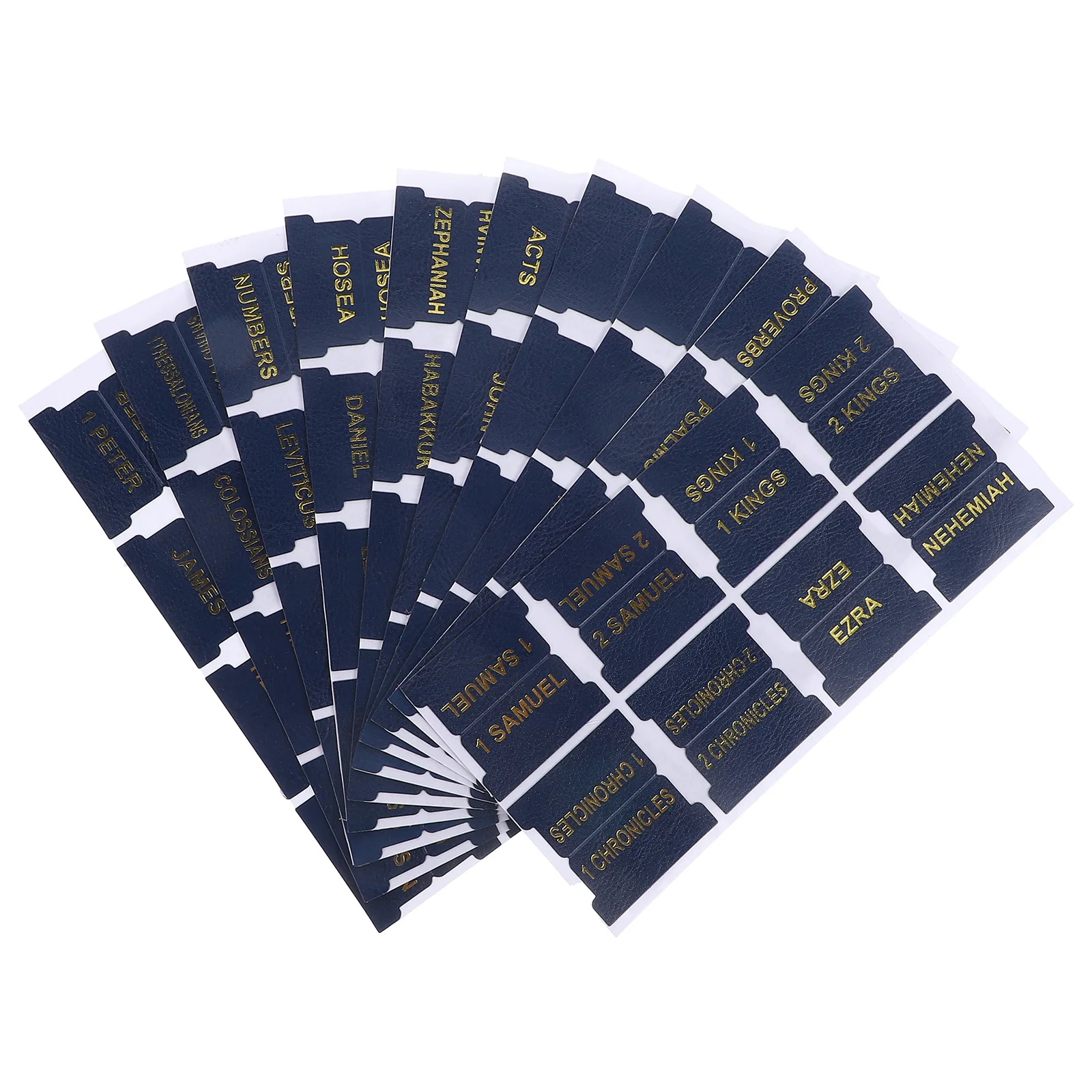 1Set Bible Index Tabs Sturdy PU Blank Labels Reading Bookmarks for Bible Study Students Men Women Blank Tabs