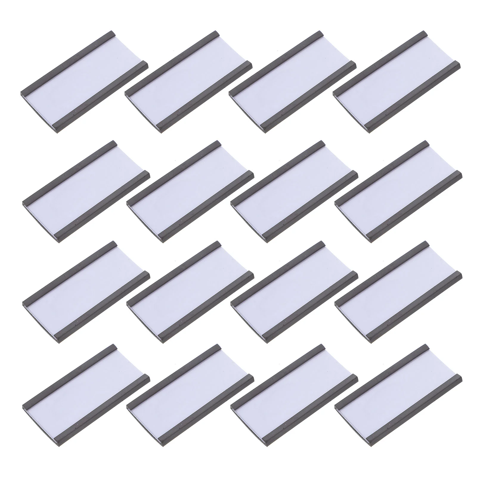 50 Pcs Label Holder Price Display Magnetic Clamp Warehouse Clip Tag Accessories Office