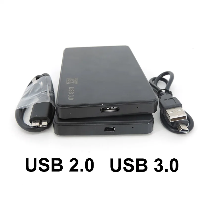 1pcs External HD Case 2.5 HDD Case SSD External Hard Drive Box Enclosure 6Gbps 10TB SATA to USB2.0/3.0 Hard Disk Case Adapter