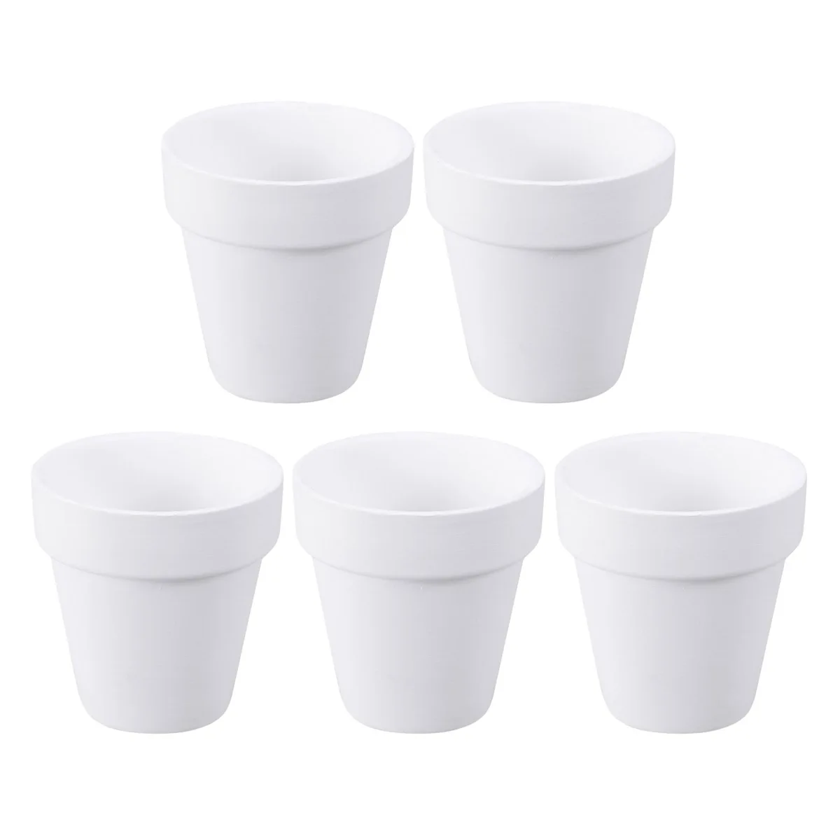 

5pcs 10pcs White Cotta Pots Mini Flowerpot Clay Planter Cactus Flower Pots Succulent Nursery Pots With Hole