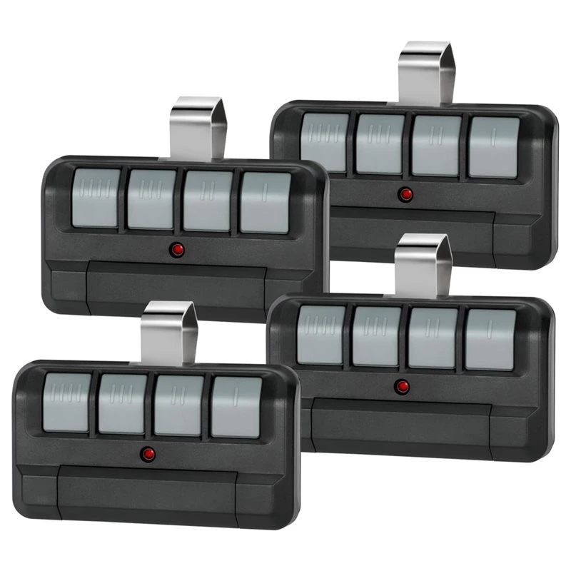 For Liftmaster Chamberlain 4Pcs 894LT 4-Button Garage Door Opener Remote Replacement 811LM, Security+ 2.0-Y41A