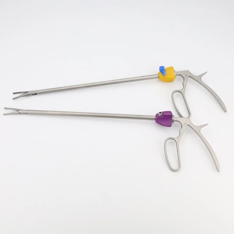 Laparoscopic Hem-o-lok Clip Applicator Plastic Clip Grip and Open Surgery Applier also Teaching