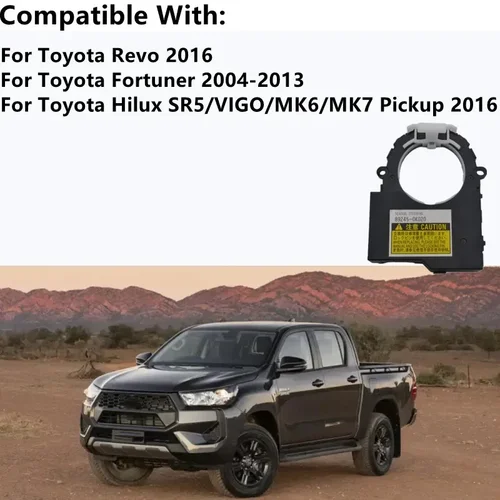 Imagen 2 del producto Nuevo Sensor de ángulo de dirección lectura precisa de ángulos de giro para Toyota Hilux Revo 2016 Fortuner 2004-2013 89245-0K020