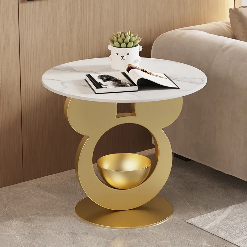 Designer Unique Coffee Table Books Space Saving Side Table Marble Top Living Room Mesa De Centro De Sala Entrance Hall Furniture