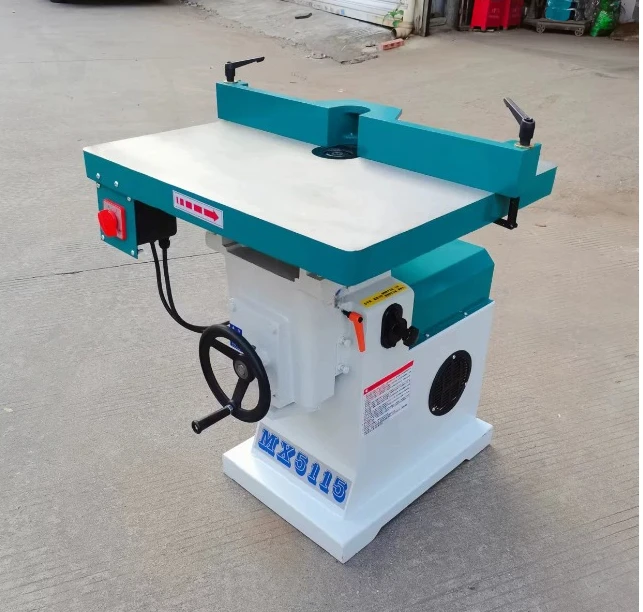 2.2kW MX5115 Woodworking Spindle Moulder – 18,000 rpm Router, 650x580mm Table, Φ6.3/12.7mm Collet for MDF/Cabinet Doors