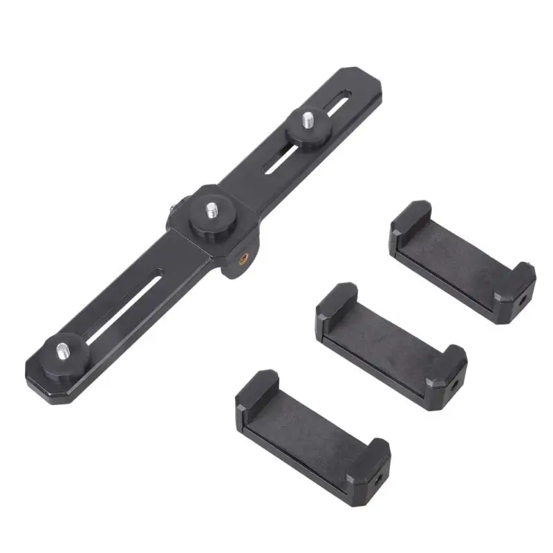 

Регулируемый зажим для подставки для телефона с винтовыми отверстиями 1/4, подходит для штатива, автомобильного крепления для в