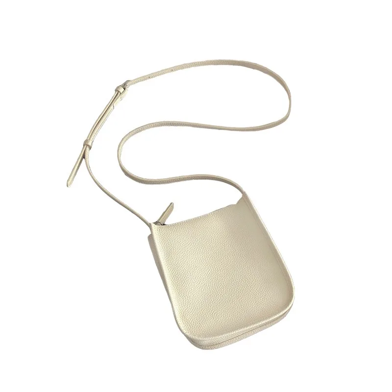 

Versatile Cowhide Mobile Phone Bag for Women 2025 New Summer Lightweight Portable Mini Shoulder Cross Leather Small Bag