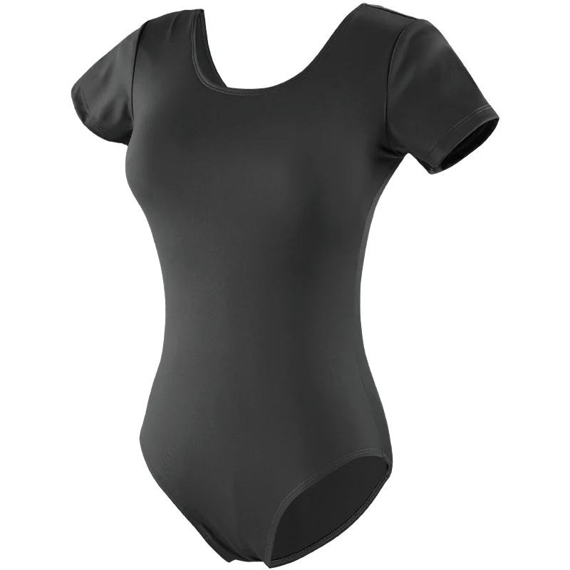 Ballet Leotards Woman Nylon Short Sleeves Dance Leotards Ballet Bodysuit Gymnastics Leotard Swimsuit Woman