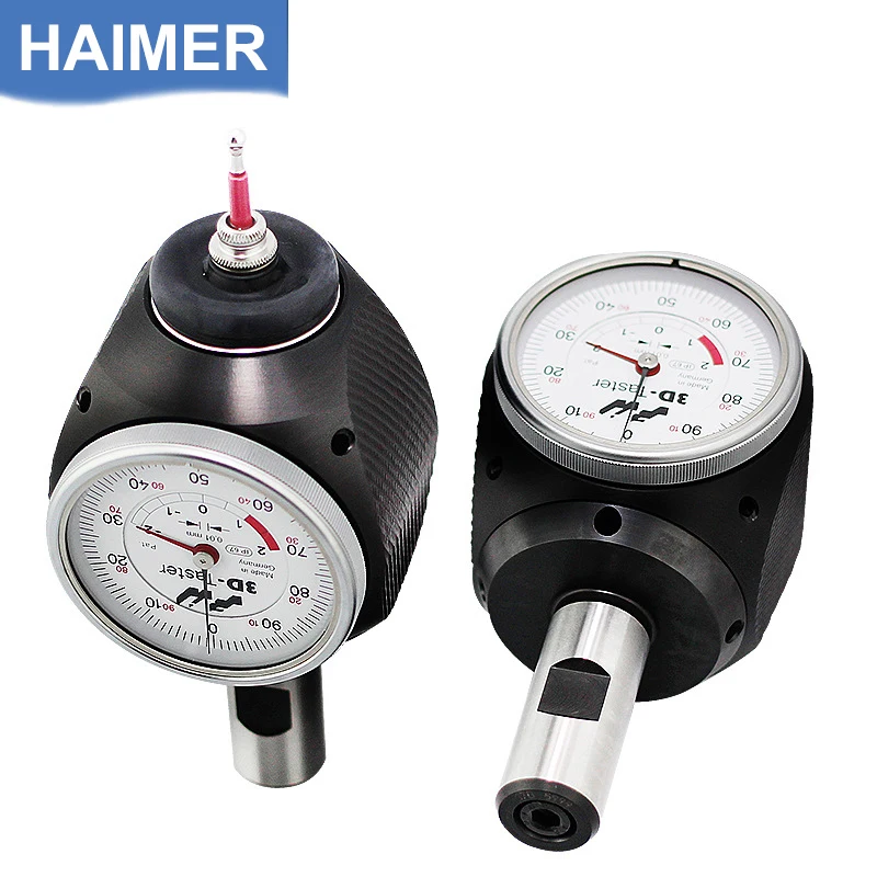 HAIMER 3D Edge Finder Universal Centering Indicator Detector Tool Centering Dial Test Indicator Center Finder Milling Tool