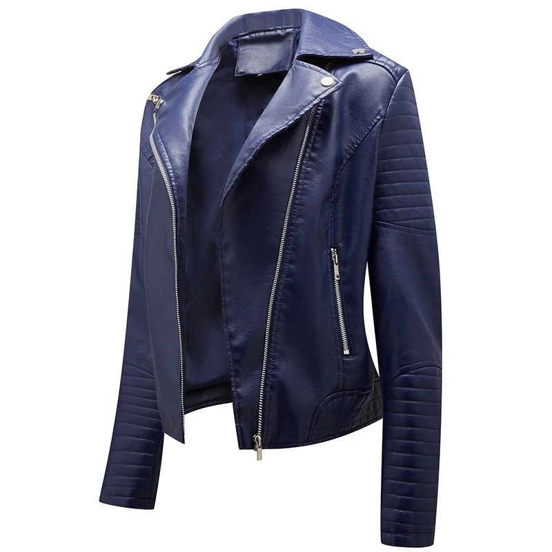 Jaqueta Curta Clássica Retro em Couro PU em 6 Cores, Estilo Atemporal, Casual, Moda de Rua, Casacos Punk