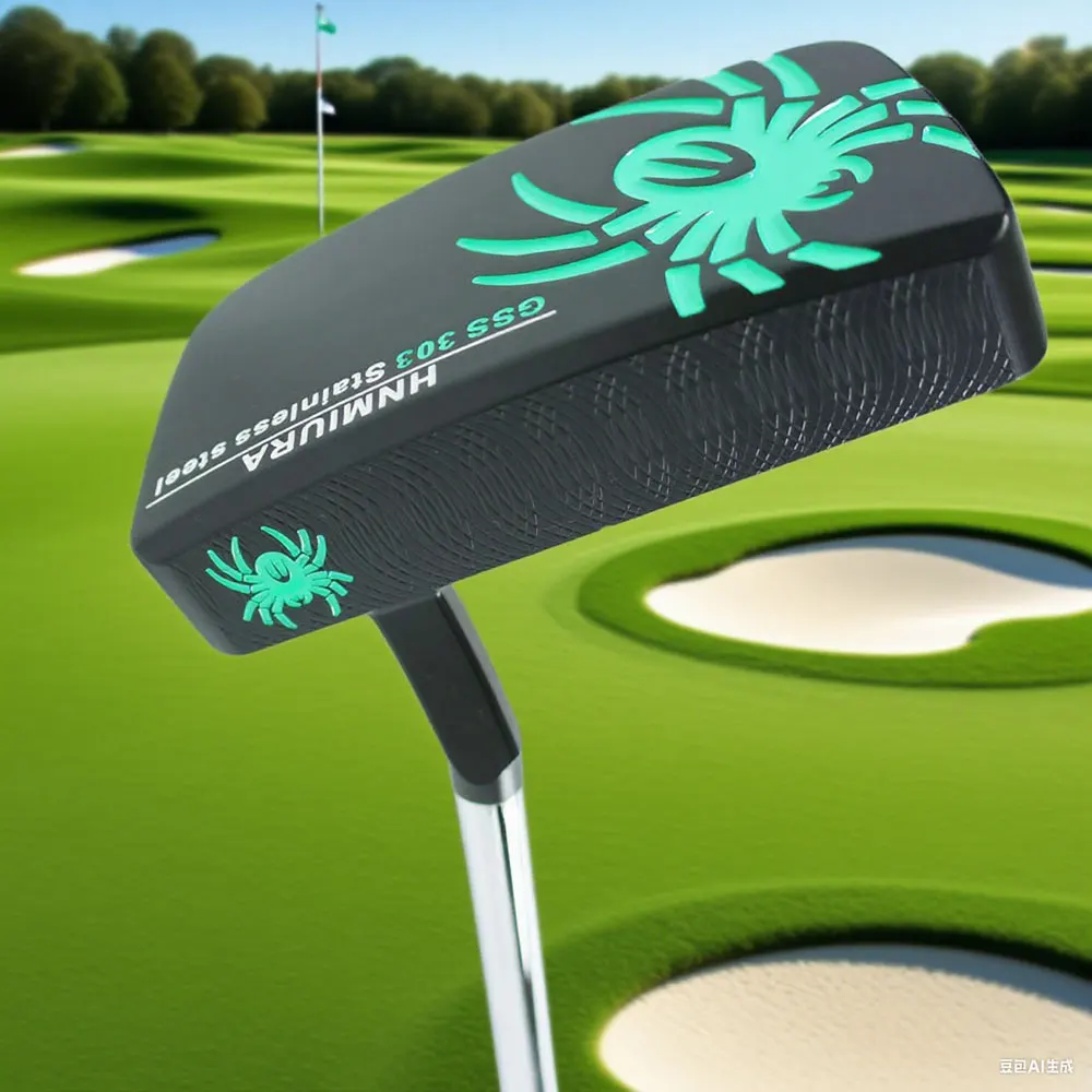 

Golf Clubs Black Golf Putter Right Handed Spider Men Putter Steel Shaft and Golf Headcover Length 33/34/35