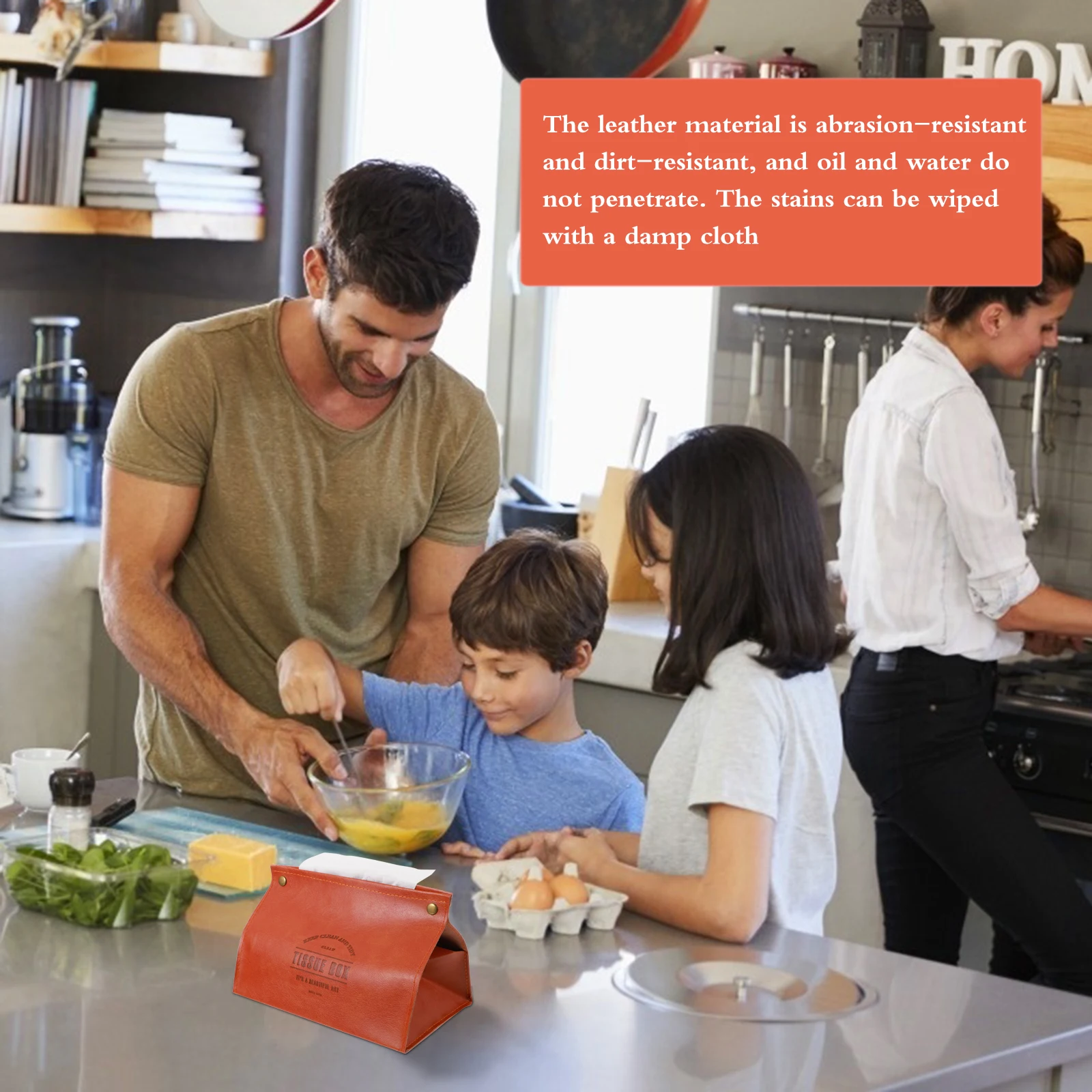 Tissue Soft Napkin Storage Container Napkin Holder Paper Storage Home Car Decor Long Life Recyclable