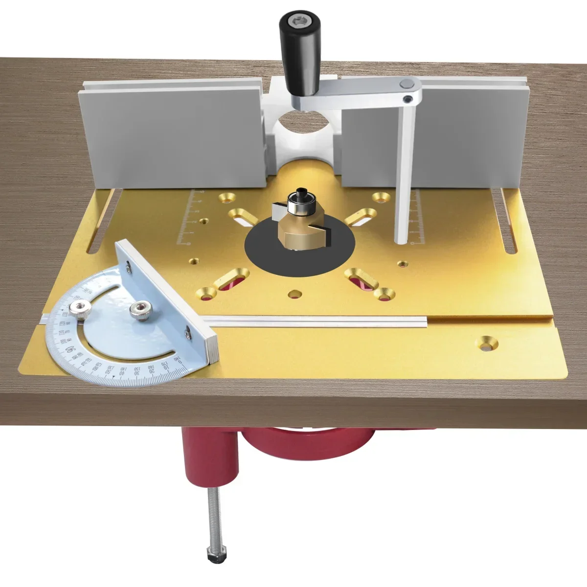 Precision Router Lift -Router Table Lift System - Router Plate Insert - for Quick, Accurate, Reliable & Repeatable Setups