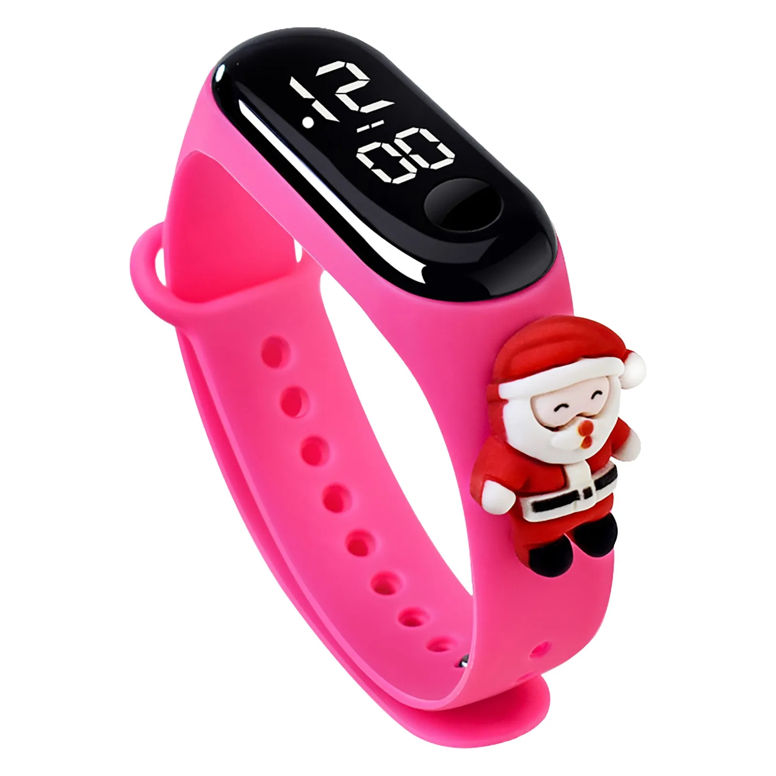 Christmas Sports Watch Outdoor Bracelet Electronic Watch Children's Bracelet Cute Doll Decorated Children's Watch