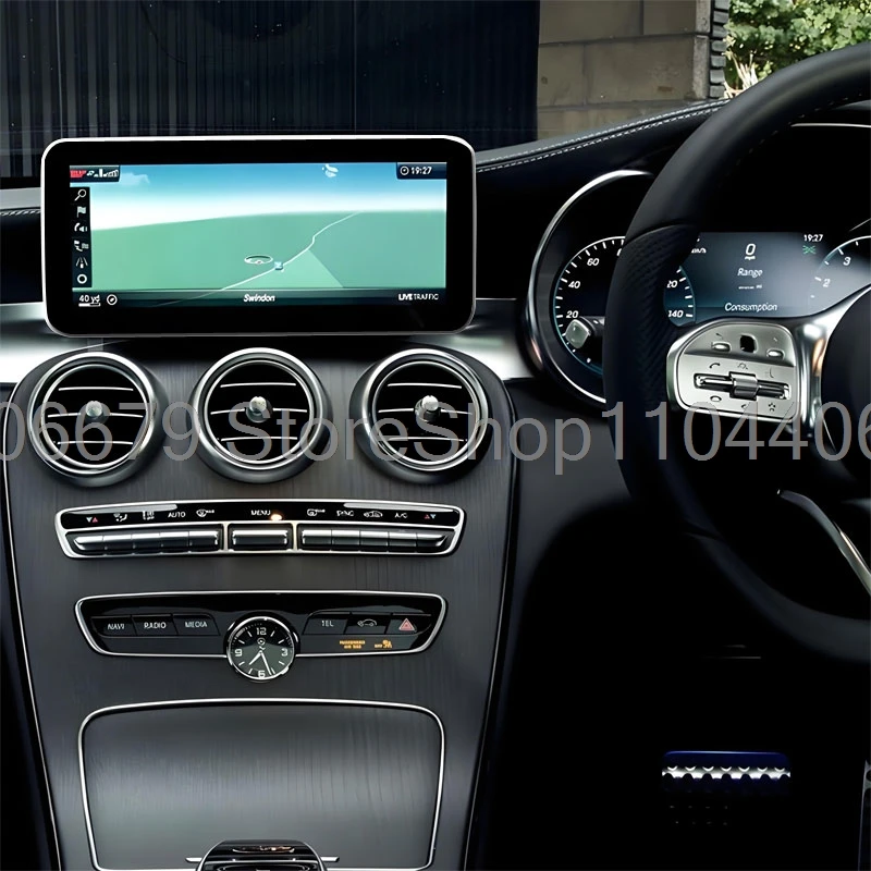 

Защитная пленка из закаленного стекла для Mercedes Benz C-class W205 W204 C180 C200 C260 2019 2020 2021, автомобильная 10,25-дюймовая GPS-навигация