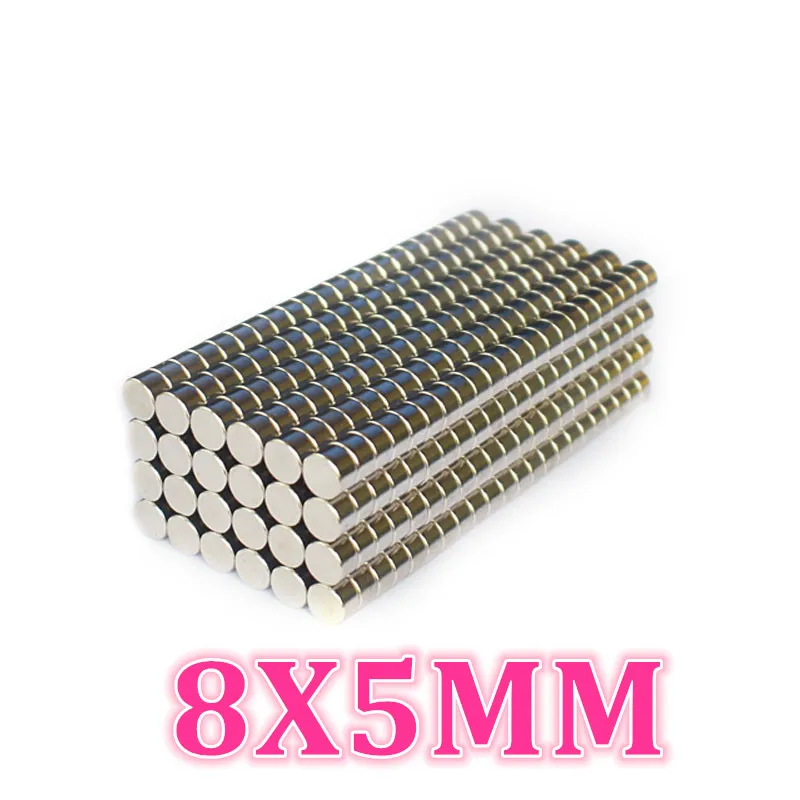 Zion-直径8x1mm, 8x2mm,n35の小さな円形の強力な磁石,耐久性のあるネオジムディスク