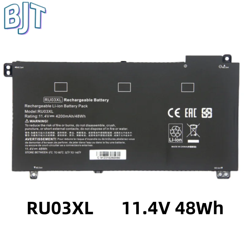 Hotsell 11.4V 48Wh New Laptop Battery RU03XL L12717-171 L12791-855 For HP ProBook x360 11 G3 440 G1 HSTNN-UB7P HSTNN-LB8K