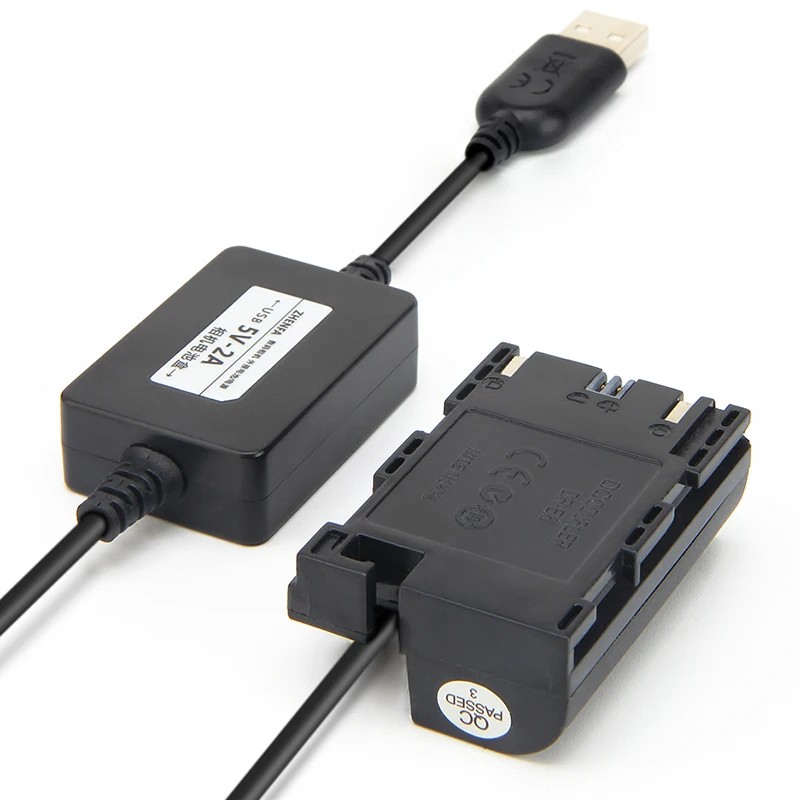 5V Voeding Usb LP-E6 Batterij ACK-E6 DR-E6 Adapter Voor Canon Eos 5d Mark Ii Iii 5d2 5d3 6d 60d 70d