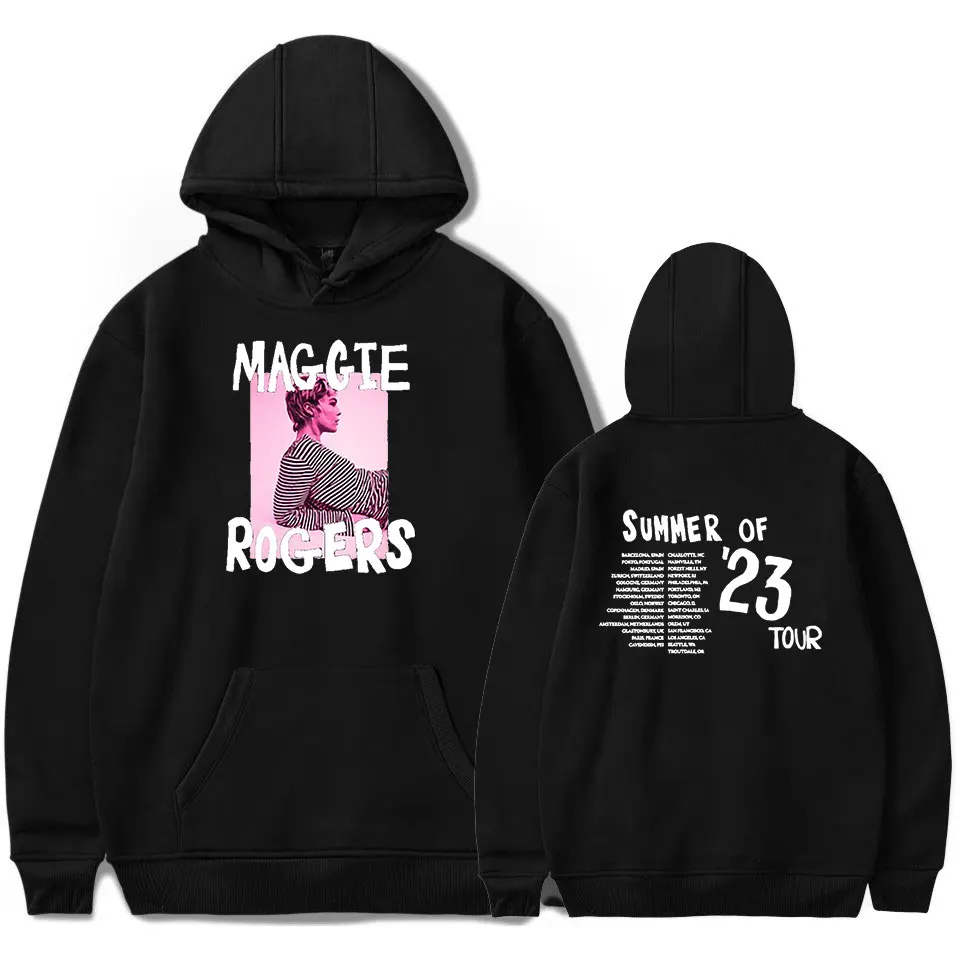 

Maggie Rogers-Hoodies Tour Starburst para streetwear casual diário, pulôveres estampados, moletom estilo engraçado, Merch