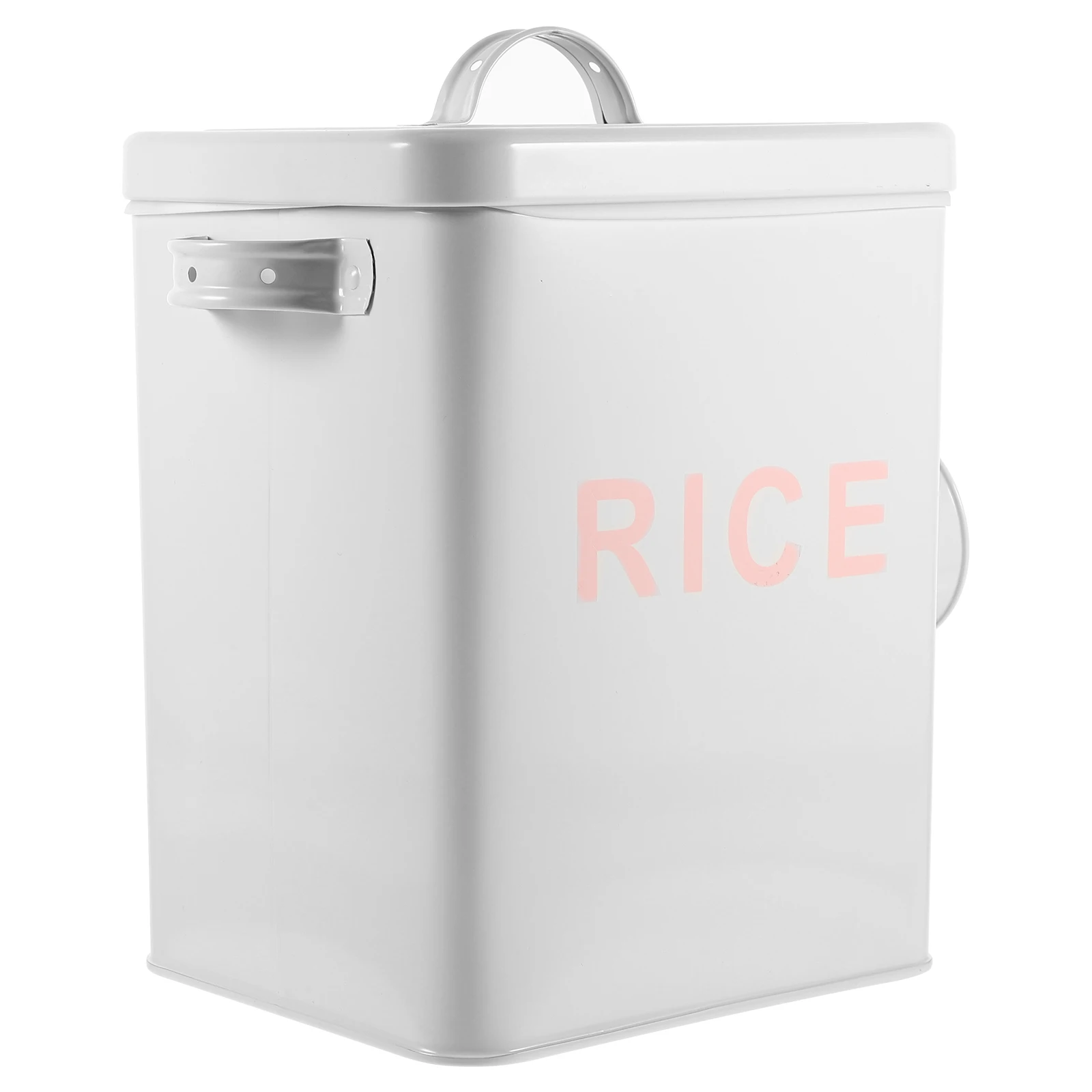 

Ведро для хранения риса, белое, прочное, пыленепроницаемое, подходит для рисовой муки, соевых бобов, крупных хлопьев, домашнее хранение