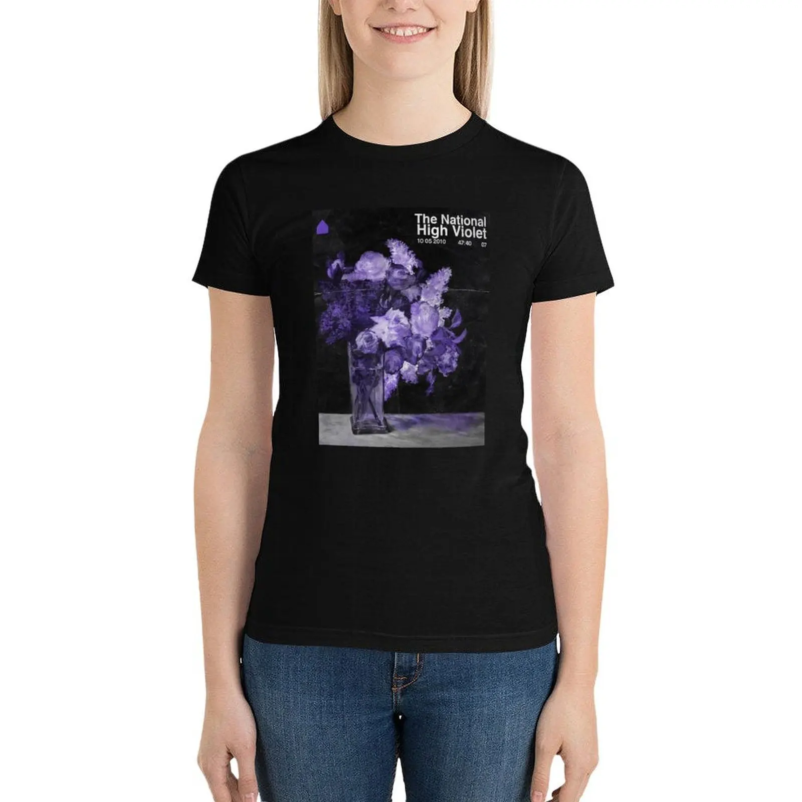 The National - High Violet T-Shirt tees cute clothes summer top funny t-shirts for Women cotton