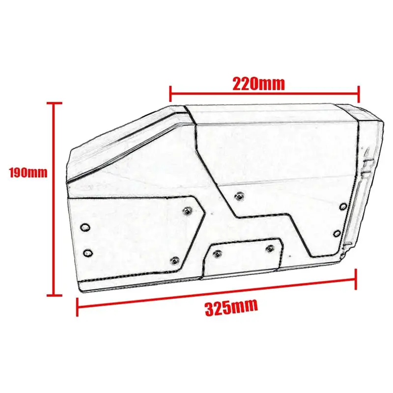 Leading-Edge-Toolbox Storage Box Motorcycle Accessories For BMW Waterfowl R1200G SR1250GS Replacement Accessories