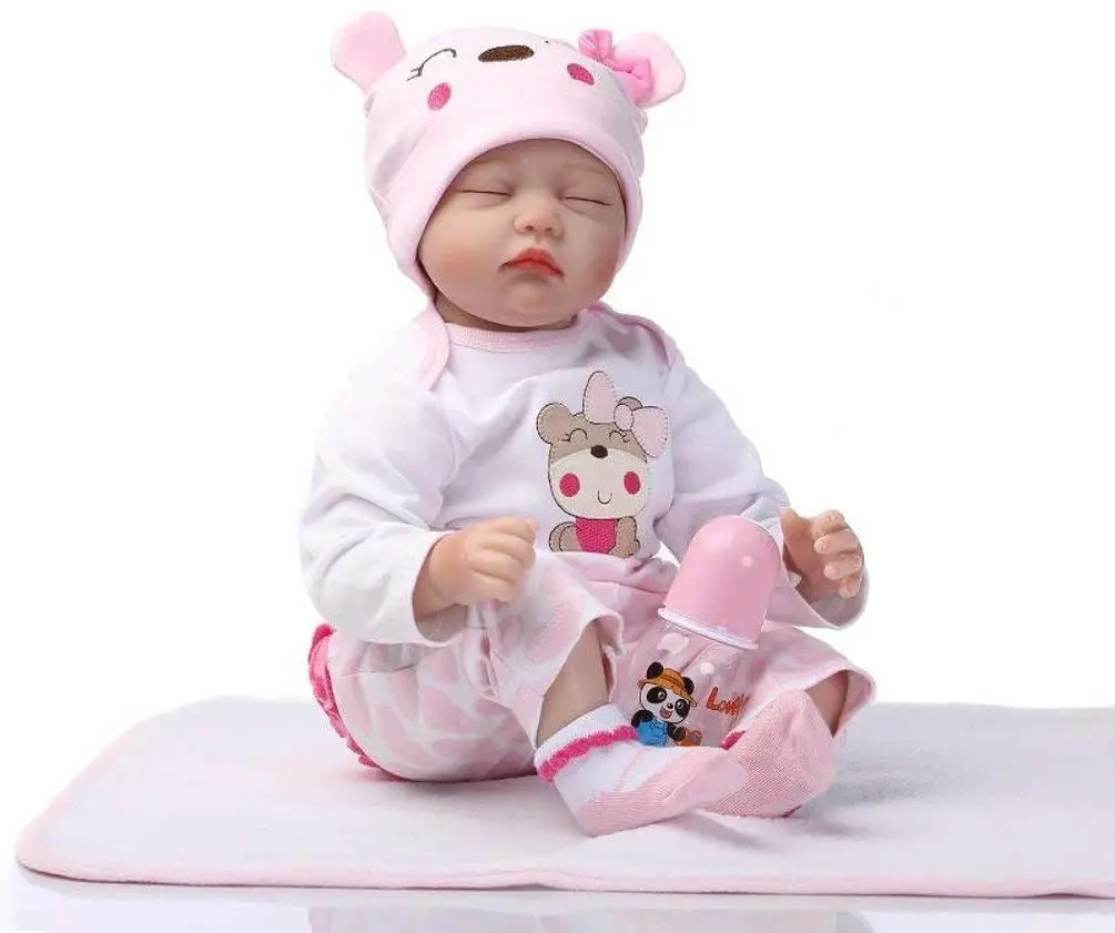 Кукла Reborn Daisy Dozing Baby Girl 22 инча, реалистична, 11 S0a5282adfe0b4f48adf22d67fc9c803es