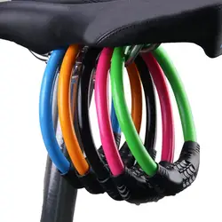 Candado antirrobo para bicicleta, candado con 4 combinaciones digitales, contraseña, Cable de seguridad para ciclismo, accesorios para bicicleta