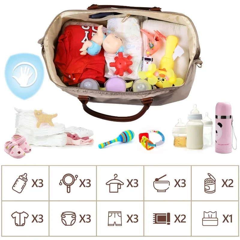 Mama Tote Bag Maternity Diaper Mommy Large Capacity Bag Women Nappy Organizer Stroller  Bag Baby Care Travel Backpack Mom Gifts