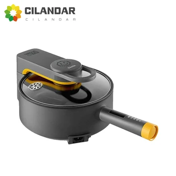 Jiuyangソロインテリジェント自動調理機、家庭用電気鍋、統合機、揚げ物鍋